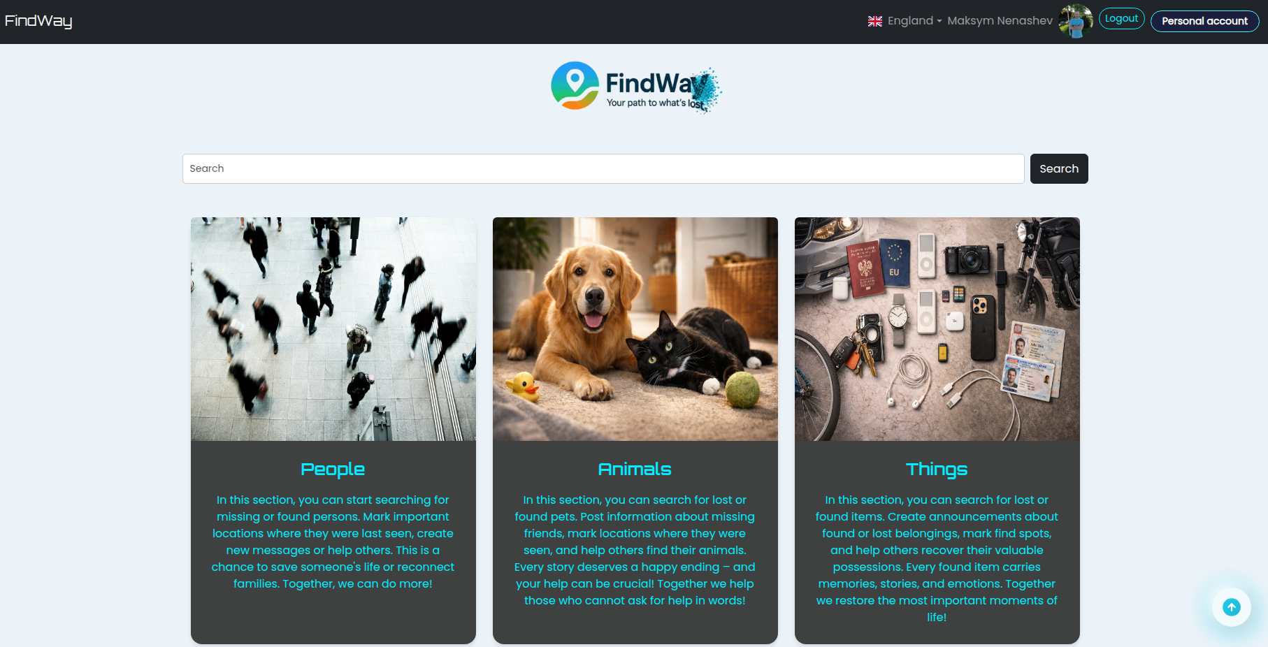 FindWay project
